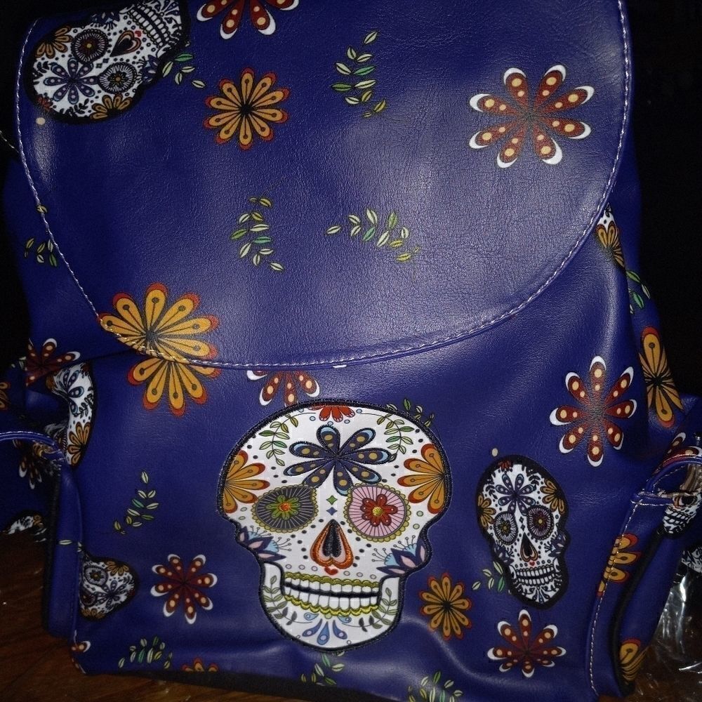 Day of The Dead Sugar Skull Backpack